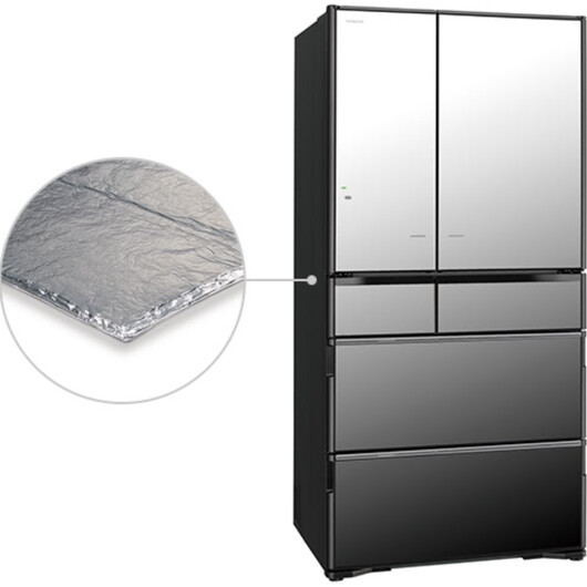 HITACHI 6 DOORS 722L INVERTER FRIDGE- CRYSTAL WHITE (R-WX670KM XW)